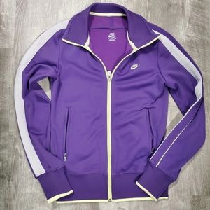 Nike purple running jacket